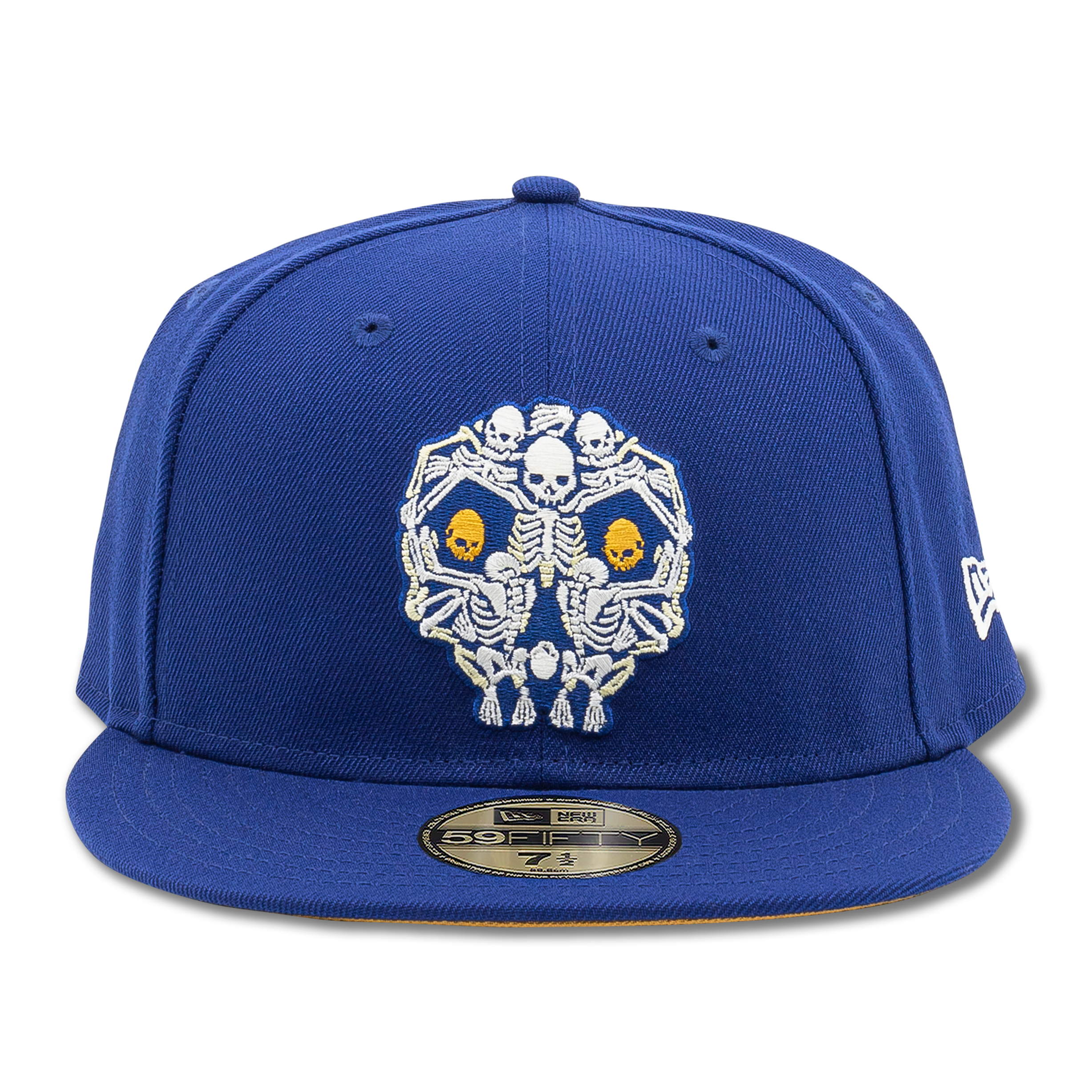 Dodgers Fitted New Era 59FIFTY Day of the Dead Sugar Skull Blue