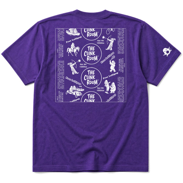 Free Lollipop "Wrapper Grape" Tee - by Clinkers Marlin & Casey