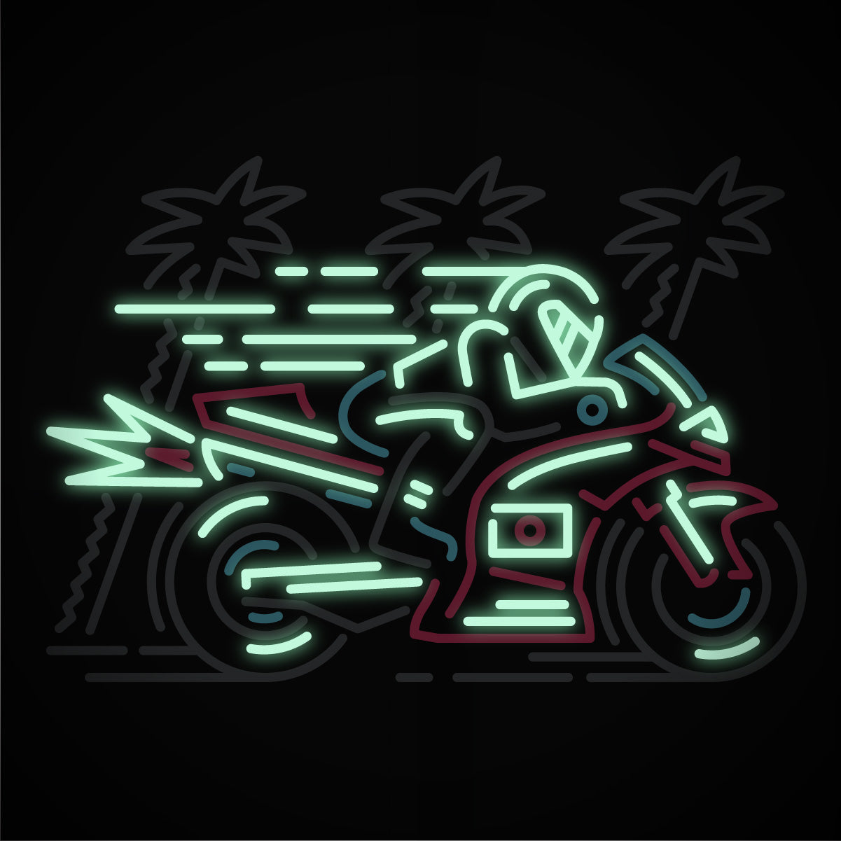 Neon Rider Pattern Neon Rider - by Clinker Rafael – The Clink Room