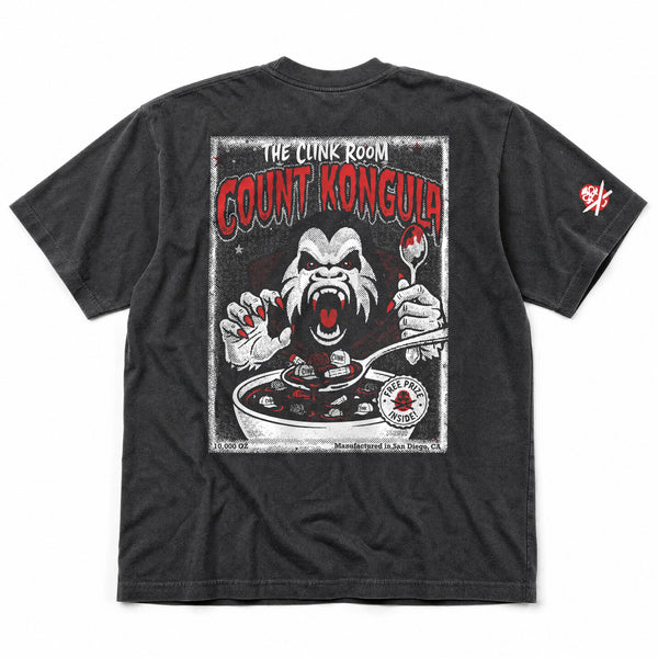 Count Kongula Cereal Tee - by Clinker Casey