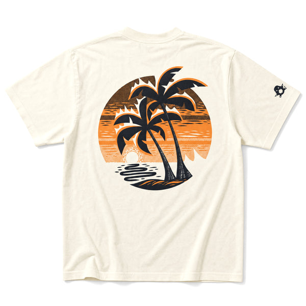 Napalm Beach v.1 Cream - by Clinker Hillel Studios