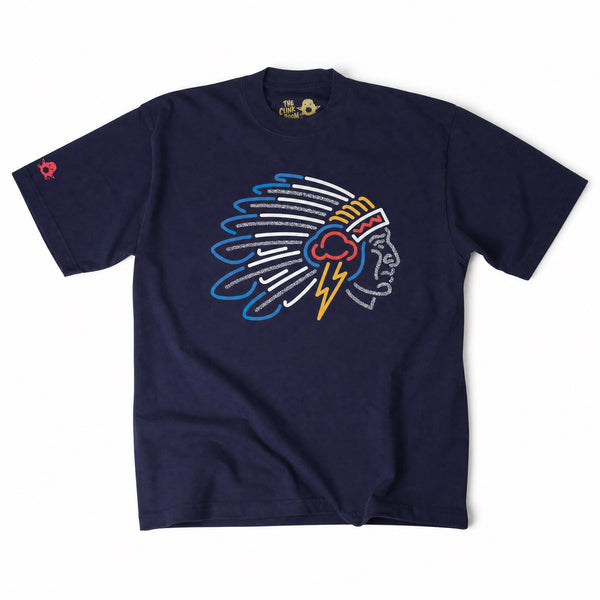 Neon Chief Red Cloud v.1 Tee - by Clinker Marlin