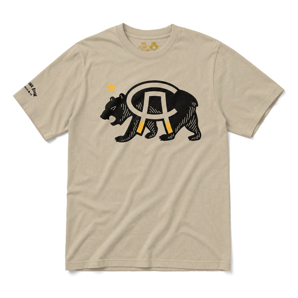 Retro Cali "Unite" Vintage Khaki Tee